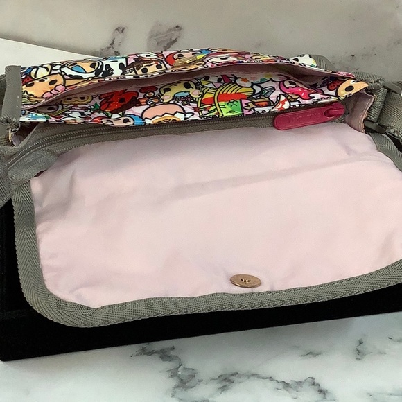 NWT- tokidoki for LeSportsac Small Flip Hobo crossbody. - Picture 4 of 5